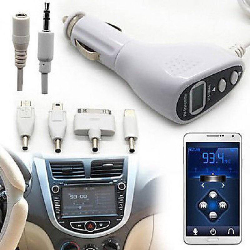 Car Kit FM Transmitter Modulator Charger For 5 5C 5S 4 4S 3GS